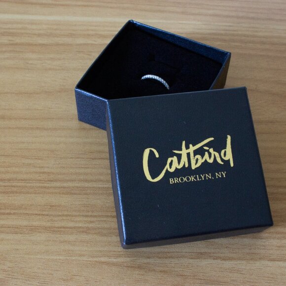 Erstwhile Zephyr Ring, Diamond Eternity Band, Size 5 - Picture 11 of 12